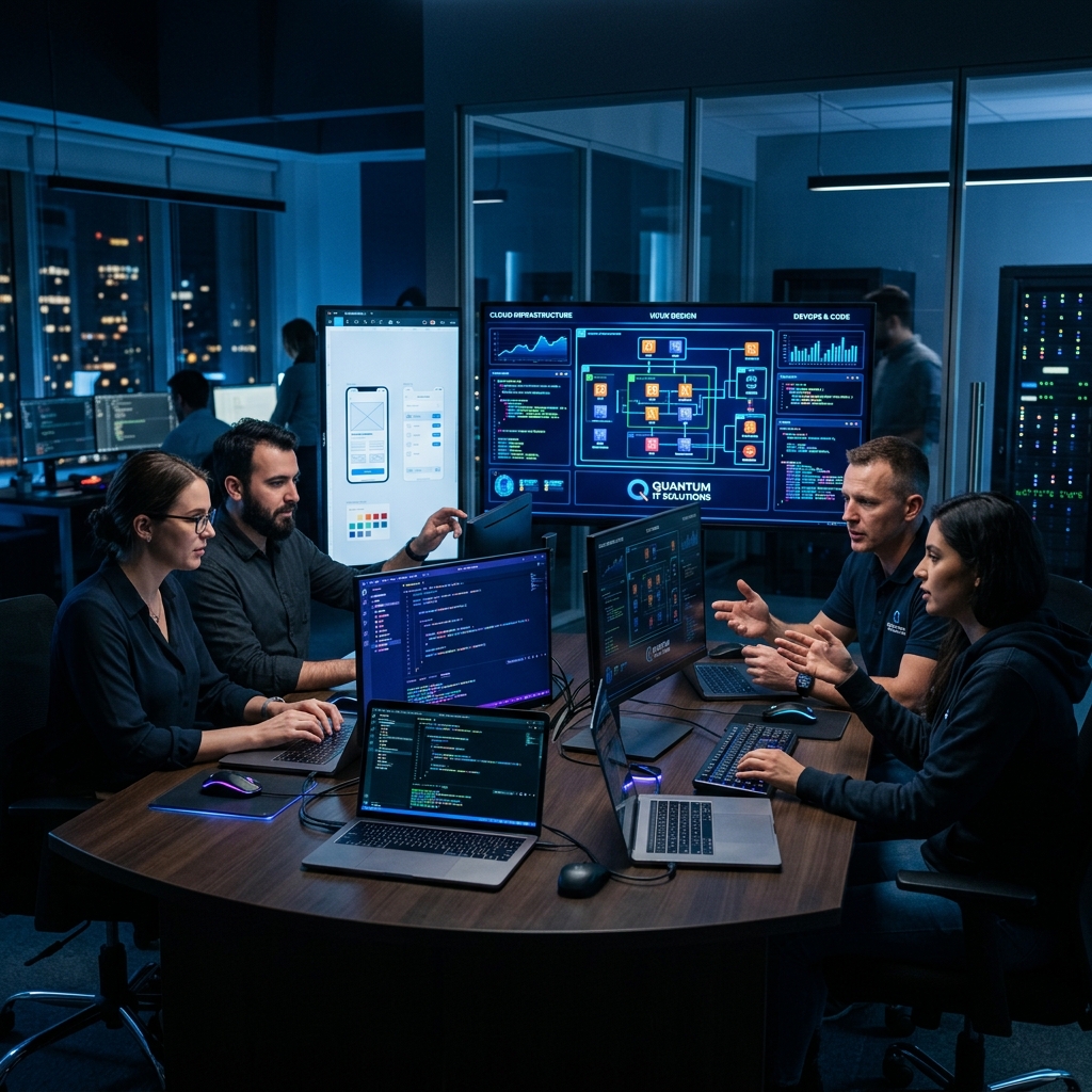 Our team delivering digital solutions